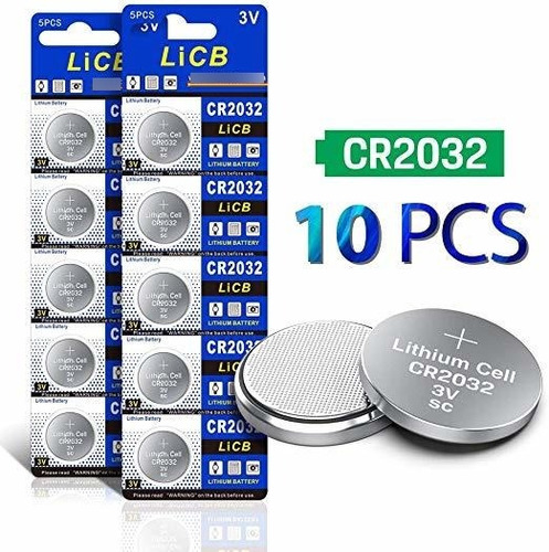 Licb Cr2032 3v Batería De Litio (10-pack)