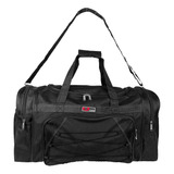 Bolsa Sacola Esportiva Média Para Viagem / Academia - Preto 