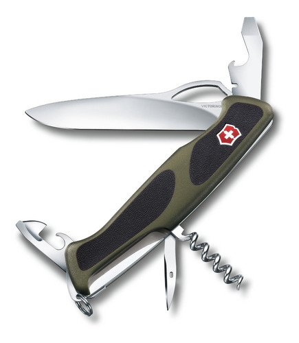 Navaja Victorinox Ranger Grip 61 Verde/negro 0.9553.mc4