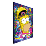 Cuadro Decorativo Homero Simpson Moderno Habitación Alcoba