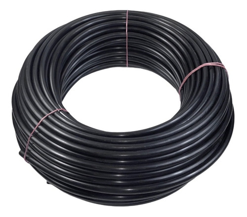 Manguera Poliducto Negro 1/2  Riego 50 Mts