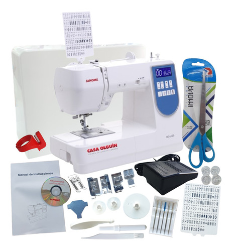 Janome Dc 6100 100 Puntos, Tapa, Tijera, Regalos Casa Olguìn