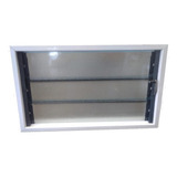 Ventiluz-de Aluminio 80x36-vidrio,reja Y Mosquitero