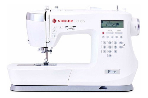 Máquina De Coser Doméstica Computarizada Singer Elite Ce677