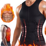 Chaleco Reductor Hombre Corsés Gym Moldeadores Polera Faja