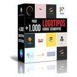 Pack +1000 Artes Digitais E Editáveis Logotipos Vários Temas