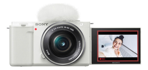 Camara Mirrorless Sony Zv-e10 Con Lente 16-50mm Blanca