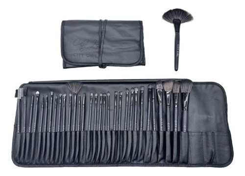 Kit Set 32 Brochas Pinceles Profesional Make Up Estuche