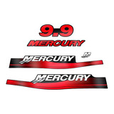 Conjunto De Calcomanías De Repuesto Mercury 9.9 (1999-...