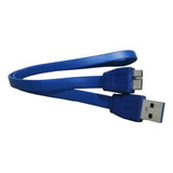 Cable Para Caja Externa Disco Duro 2.5 Usb 3.0 Azul