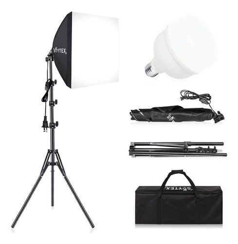 Kit De Iluminación Softbox 40 X 40 Cm Led 135 W 5500 K Para