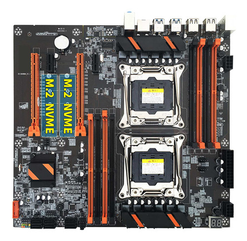 Placa Madre, 2 Cpus Xe5 2630 V3+ram Ddr4 4g Recc Ram+cable S