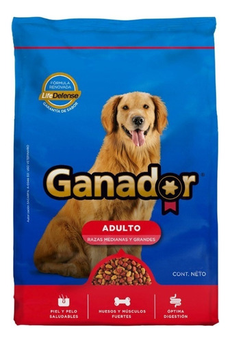 Croquetas Perro Ganador Adulto Raza Mediana Y Grandes 15kg