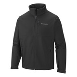 Chaqueta Softshell Hombre Ascender Negro Columbia