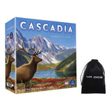 Paquete De Juego De Mesa Cascadia Con Mr Dice Mochila Saco