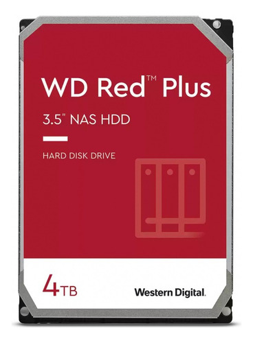 Disco Duro Para Nas Western Digital Wd Red Plus 3.5  4tb