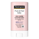 Neutrogena Pure & Free Baby Mineral Sunscreen Stick, Spf 50,