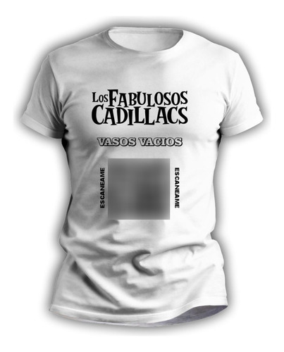 Remeras Hombre Mujer Qr Interactivo Fabulosos Cadillacs 4072