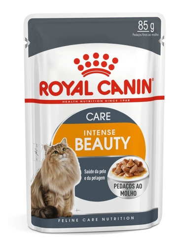 Alimento Úmido Royal Canin Gato Intense Beauty Sachê 85g