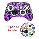 Xbox Series S X Funda Silicon Control + 2 Grip Camuflaje 10