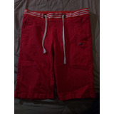 Shorts Lacoste Talla 34 2 Shorts Rojo Y Azul