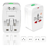  Adaptador Tomada Universal Plug Americano Europa Viagem