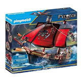 Figura Para Armar Playmobil Barco Pirata Calavera 132 Piezas