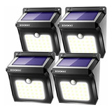 Luces De Sensor De Movimiento Solar Para Exteriores, Zookki 