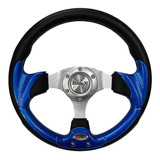 Volante Automotriz Bronx Azul/negro/metal