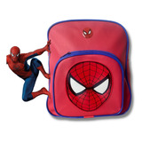 Mochila Infantil Homem Aranha De Costas Pequena Escolar