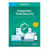 Antivirus Kaspersky Total Security 3 Dispositivos 1 Año