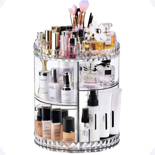 Organizador Maquiagem 360º - Display Giratorio Cosmeticos