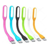 Set De 5 Luz Led Lampara Linterna Flexible Usb Net Notebook