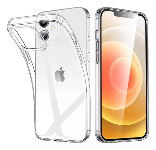 Capa Modelo Transparente Para iPhone 11 12 13 14 Pro Pro Max