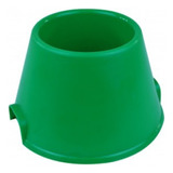 1 Comedero/bebedero Plástico Especial Para Cockers Color Verde