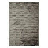 Tapete Alfombra Decorativo Sala Moderno Lara 240x340 Cm Diseño De La Tela Gris Oscuro