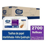 Toalha Excellence Interfolhada 2700 Folhas Quádruplas Elite