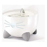Catit Pixi Fuente De Agua Para Gatos Con Filtro Triple Y Color Blanco 110v/220v