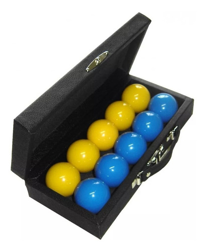 Bolas Mata Mata 50 Mm Lisa C/ Estojo Bilhar Sinuca Snooker