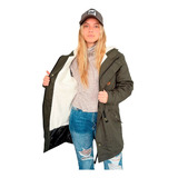 Customs Ba Camperas Parka Gabardina Campera Parches Mujer