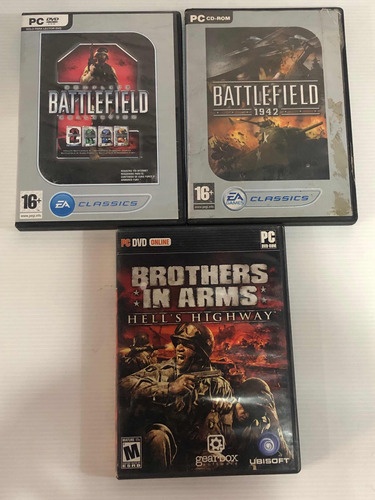 Pc Juegos Originales Lote Físico Battleflied Brothers Arms