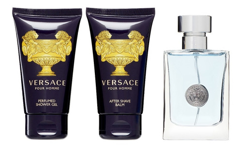 Set De 3 Productos Versace Con Gel De Baño De 1.7 Onzas+