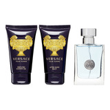 Set De 3 Productos Versace Con Gel De Baño De 1.7 Onzas+