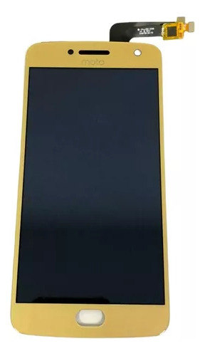 Display E Touch Para Cel Moto G5 Plus Dourado