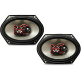 2 Alto Falantes Bravox Trixial 5x7 Polegadas 100w 4 Ohms