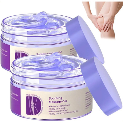 Gel Morado Para Articulaciones, 2 Unidades, Crema De Masaje