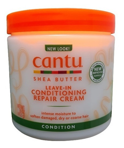 Leave In Cantu Acondicionador Crema Shea Butter Bote 453 G