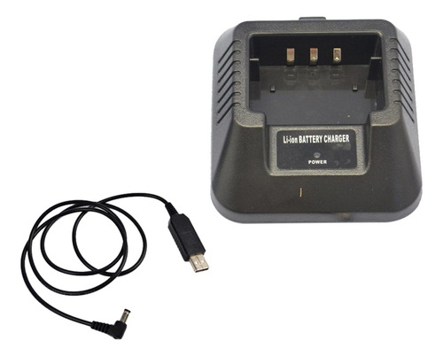 Adaptador De Cargador Usb Para Baofeng Uv-5r Dm-5r Bf-f8 +