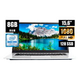 Notebook Slim Intel Quad Core Ram 8gb Ssd 128gb 15.6 W10