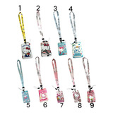 Porta Sube Hello Kitty Colgante Vertical Llavero + Calidad+